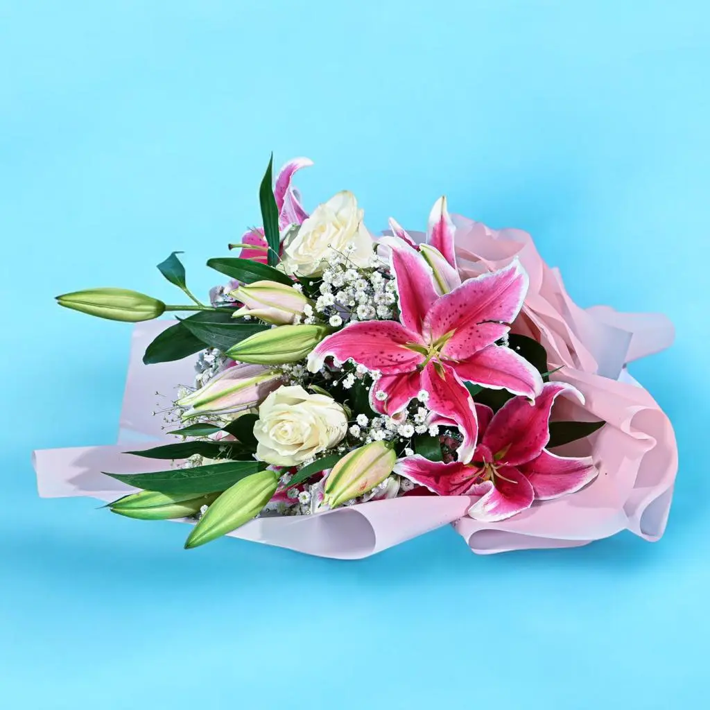 Fuchsia Elegance Bouquet 0030